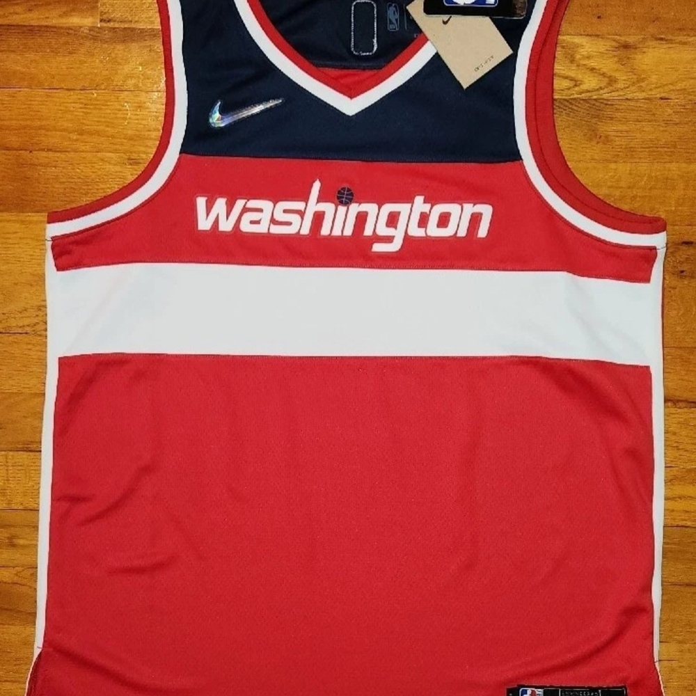 Nike Washington Red, White & Navy Basketball Jersey